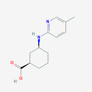 Rel-(1R,3S)-3-((5-methylpyridin-2-yl)amino)cyclohexane-1-carboxylic acid