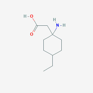 2-(1-Amino-4-ethylcyclohexyl)acetic acid