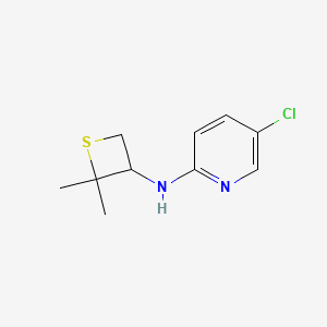 5-Chloro-N-(2,2-dimethylthietan-3-yl)pyridin-2-amine