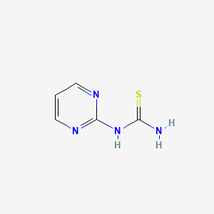 molecular formula C5H6N4S B1334200 1-(Pyrimidin-2-yl)thiourea CAS No. 31437-20-4