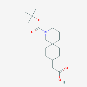 2-(2-(tert-Butoxycarbonyl)-2-azaspiro[5.5]undecan-9-yl)acetic acid