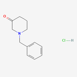 molecular formula C12H18ClNO2 B1334207 1-Benzylpiperidin-3-one hydrochloride CAS No. 50606-58-1