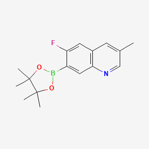 6-Fluoro-3-methyl-7-(4,4,5,5-tetramethyl-1,3,2-dioxaborolan-2-yl)quinoline