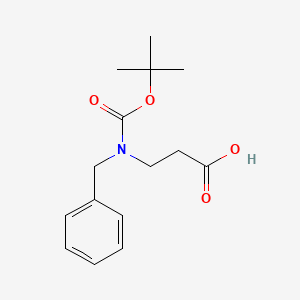 molecular formula C15H21NO4 B1334209 3-[苄基(叔丁氧羰基)氨基]丙酸 CAS No. 289889-03-8