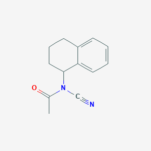 N-Cyano-N-(1,2,3,4-tetrahydronaphthalen-1-yl)acetamide