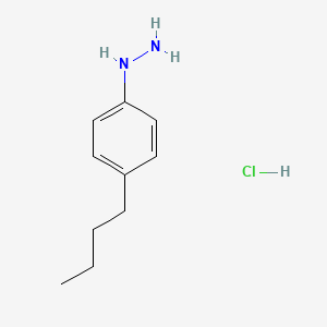 molecular formula C10H17ClN2 B1334210 (4-丁基苯基)肼盐酸盐 CAS No. 64287-11-2