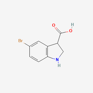 5-Bromoindoline-3-carboxylic acid