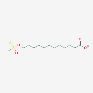 12-((Methylsulfonothioyl)oxy)dodecanoic acid