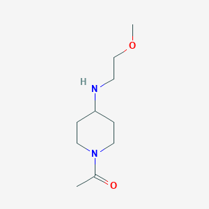 molecular formula C10H20N2O2 B1334213 1-Acetyl-4-[(2-methoxyethyl)amino]piperidine CAS No. 849021-41-6
