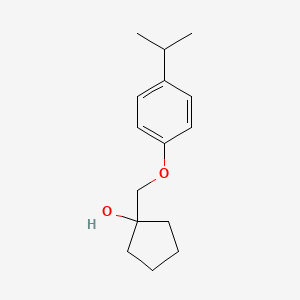 1-((4-Isopropylphenoxy)methyl)cyclopentan-1-ol