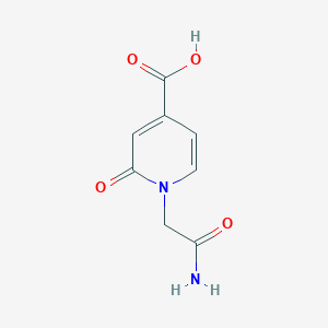 1-(2-Amino-2-oxoethyl)-2-oxo-1,2-dihydropyridine-4-carboxylic acid