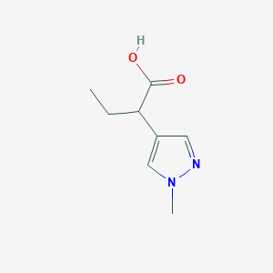 2-(1-methyl-1H-pyrazol-4-yl)butanoic acid