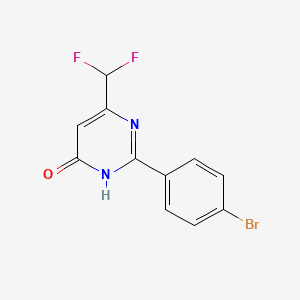 2-(4-Bromophenyl)-6-(difluoromethyl)pyrimidin-4-ol