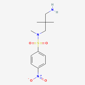 N-(3-Amino-2,2-dimethylpropyl)-N-methyl-4-nitrobenzene-1-sulfonamide