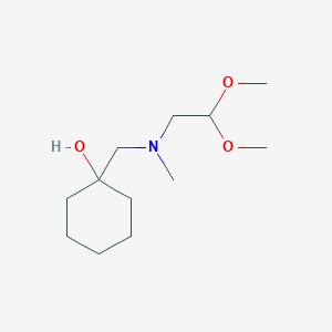 1-(((2,2-Dimethoxyethyl)(methyl)amino)methyl)cyclohexan-1-ol