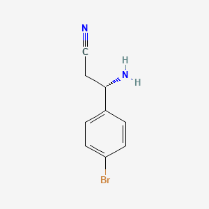 (S)-3-Amino-3-(4-bromophenyl)propanenitrile