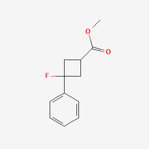 Methyl 3-fluoro-3-phenylcyclobutane-1-carboxylate