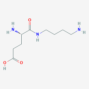 (S)-4-Amino-5-((4-aminobutyl)amino)-5-oxopentanoic acid