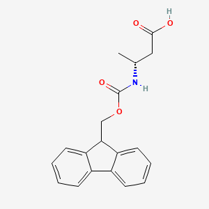 molecular formula C19H19NO4 B1334233 Fmoc-D-β-高氨酸 CAS No. 201864-71-3