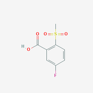 molecular formula C8H7FO4S B1334236 Acide 5-fluoro-2-(méthylsulfonyl)benzoïque CAS No. 773873-55-5