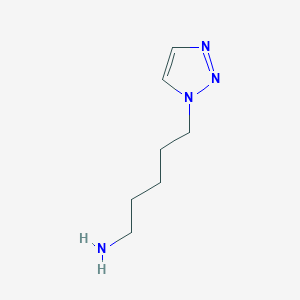 5-(1H-1,2,3-Triazol-1-yl)pentan-1-amine