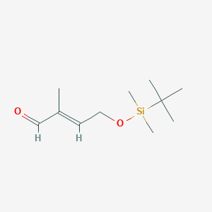 4-((tert-Butyldimethylsilyl)oxy)-2-methylbut-2-enal