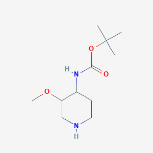 tert-butyl N-[(3S,4R)-3-methoxypiperidin-4-yl]carbamate