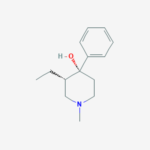 (3S,4R)-3-ethyl-1-methyl-4-phenylpiperidin-4-ol