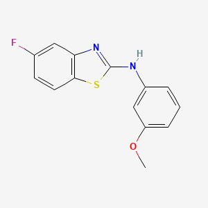 5-Fluoro-N-(3-methoxyphenyl)benzo[d]thiazol-2-amine