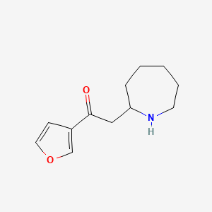 2-(Azepan-2-YL)-1-(furan-3-YL)ethan-1-one