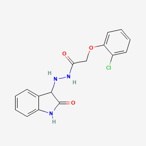 2-(2-Chlorophenoxy)-N'-(2-oxoindolin-3-yl)acetohydrazide