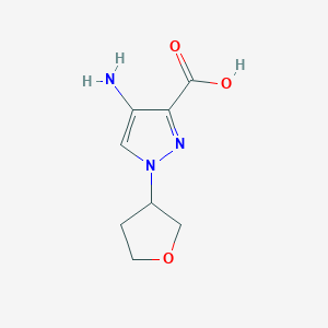 4-Amino-1-(oxolan-3-yl)-1H-pyrazole-3-carboxylic acid