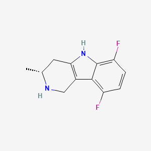 (R)-6,9-Difluoro-3-methyl-2,3,4,5-tetrahydro-1H-pyrido[4,3-b]indole