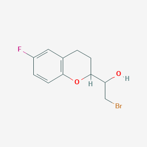 2-Bromo-1-(6-fluorochroman-2-yl)ethanol