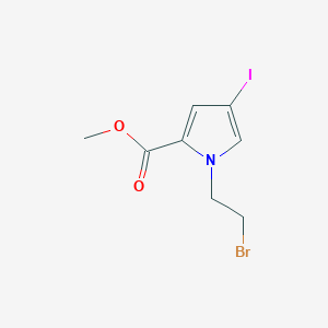 Methyl 1-(2-Bromoethyl)-4-iodo-1H-pyrrole-2-carboxylate