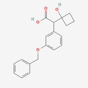 2-(3-(Benzyloxy)phenyl)-2-(1-hydroxycyclobutyl)acetic acid