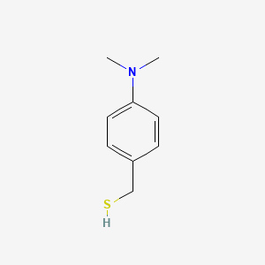 molecular formula C9H13NS B13342761 [4-(Dimethylamino)phenyl]methanethiol 