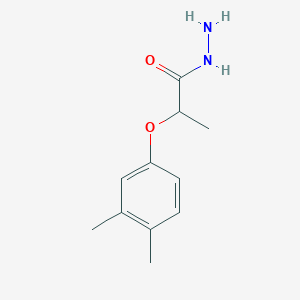 molecular formula C11H16N2O2 B1334280 2-(3,4-二甲基苯氧基)丙酰肼 CAS No. 438613-32-2