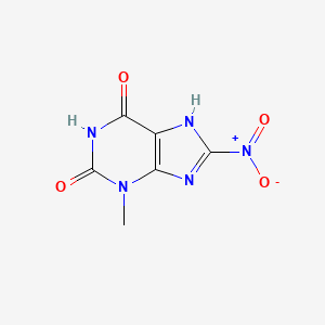 B1334281 1H-Purine-2,6-dione, 3,7-dihydro-3-methyl-8-nitro- CAS No. 93703-23-2