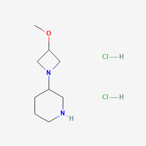 3-(3-Methoxyazetidin-1-yl)piperidine dihydrochloride