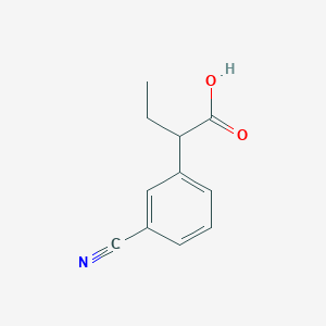 2-(3-Cyanophenyl)butanoic acid