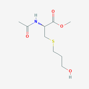 (R)-Methyl 2-acetamido-3-((3-hydroxypropyl)thio)propanoate