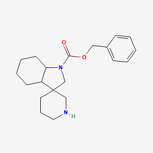 molecular formula C20H28N2O2 B13342908 benzyl hexahydrospiro[indole-3,3'-piperidine]-1(2H)-carboxylate 