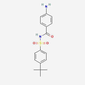 4-Amino-N-((4-(tert-butyl)phenyl)sulfonyl)benzamide