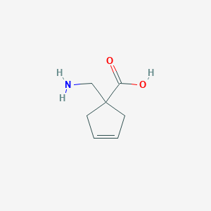 1-(Aminomethyl)cyclopent-3-ene-1-carboxylic acid