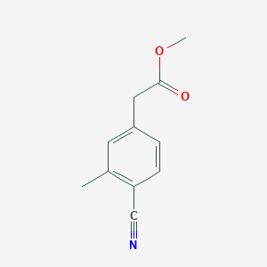 Methyl 2-(4-cyano-3-methylphenyl)acetate