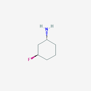 molecular formula C6H12FN B13342966 (1R,3R)-3-Fluorocyclohexan-1-amine 