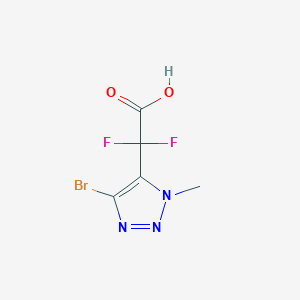 2-(4-Bromo-1-methyl-1H-1,2,3-triazol-5-yl)-2,2-difluoroacetic acid