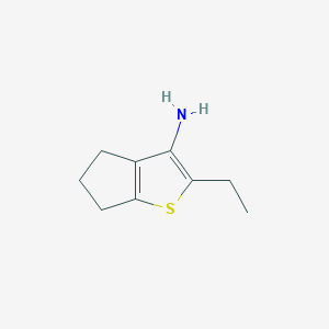 2-Ethyl-5,6-dihydro-4H-cyclopenta[b]thiophen-3-amine