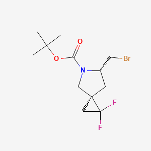 tert-Butyl (3S,6S)-6-(bromomethyl)-1,1-difluoro-5-azaspiro[2.4]heptane-5-carboxylate